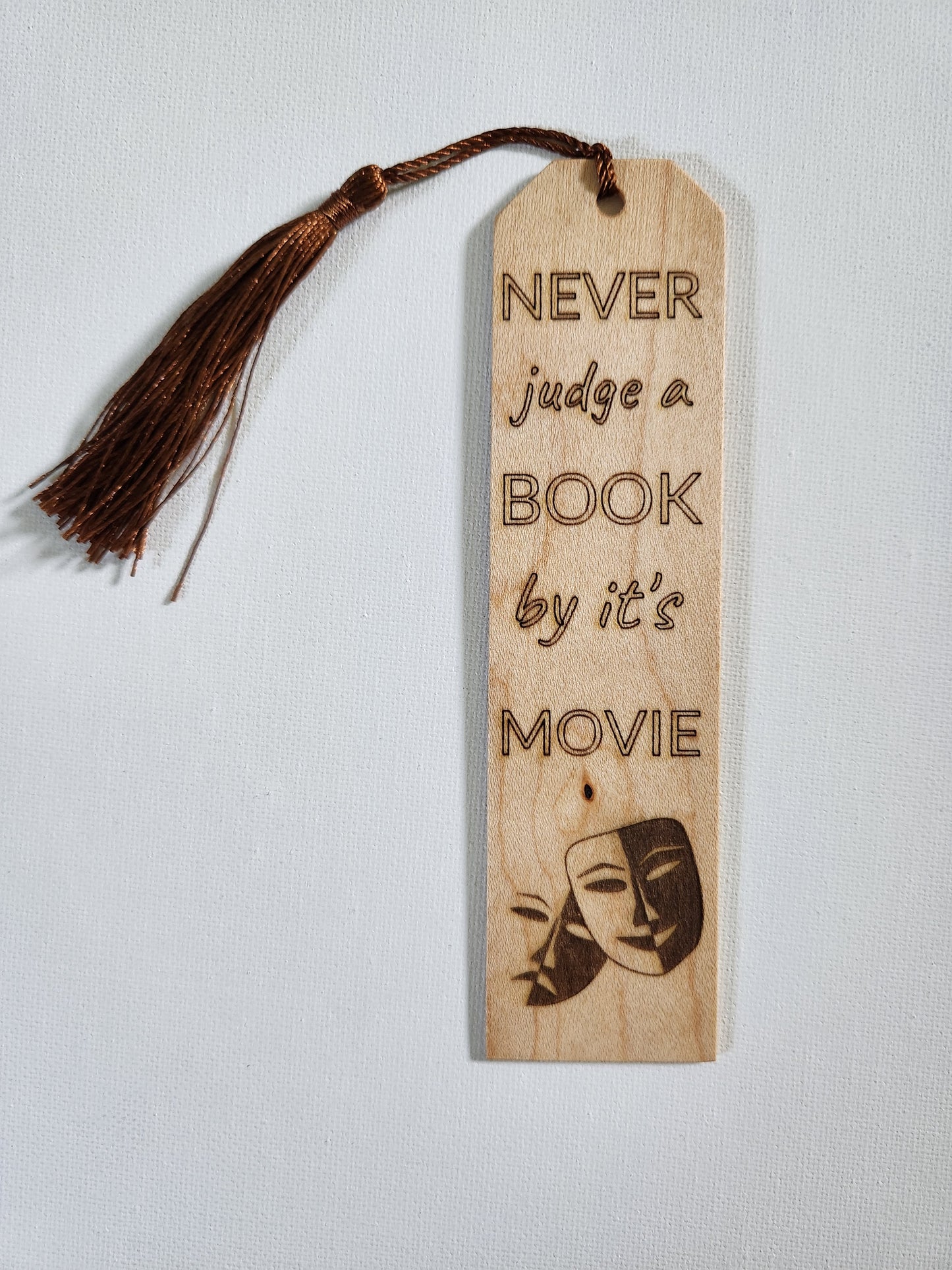 Never Judge Bookmarker